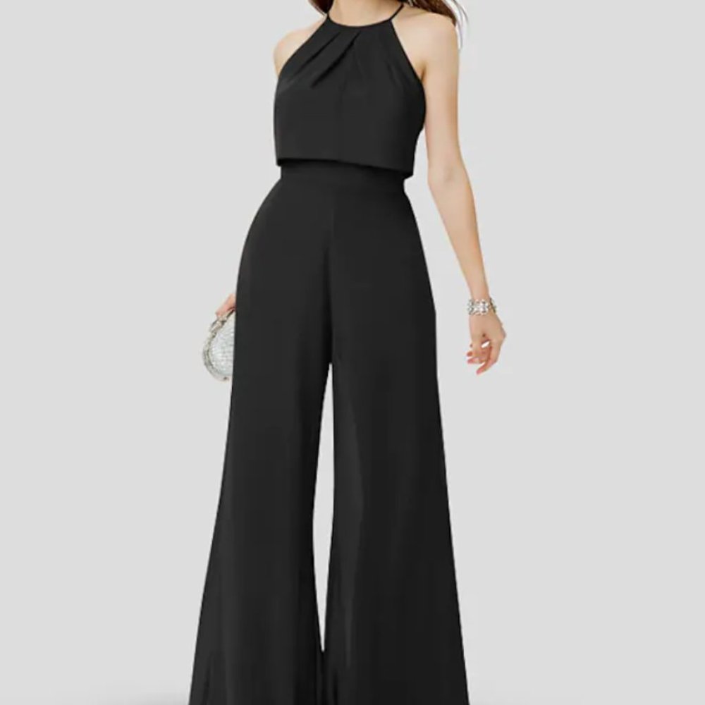 Bridesmaid Jumpsuit, Black, US 4 (from LightInTheBox)